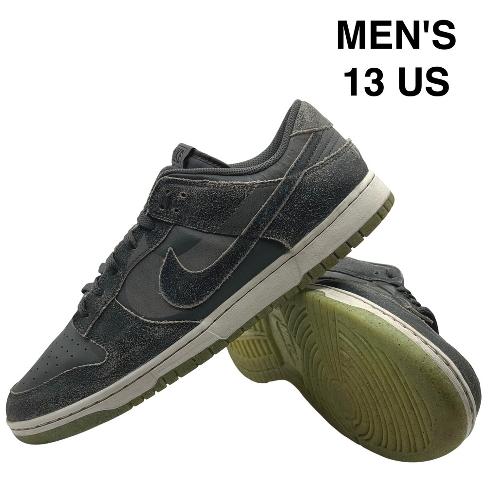 Nike Dunk Low Halloween Iron Grey Men's Size 13 Grey Green DQ7681-001 Retro